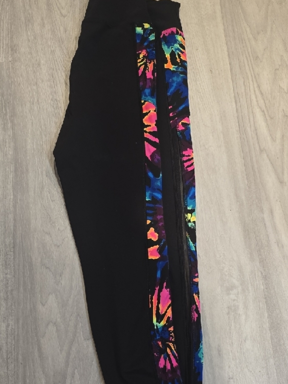PINK Tie-Dye Racerback Tank with Black Legging Set - Picture 3 of 9